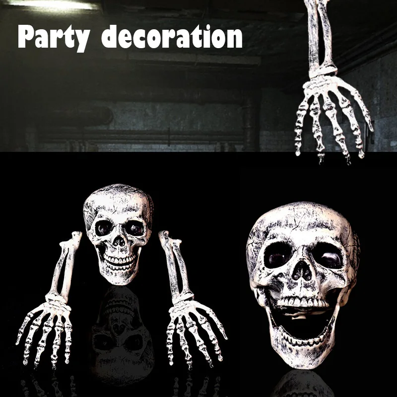 Plastic Lifelike Halloween Decoration Buried Alive Outdoor Horror Hanging Skulls Prop Carnival Decor Home
Plastic Lifelike Halloween Decoration Buried Alive Outdoor Horror Hanging Skulls Prop Carnival Decor Home