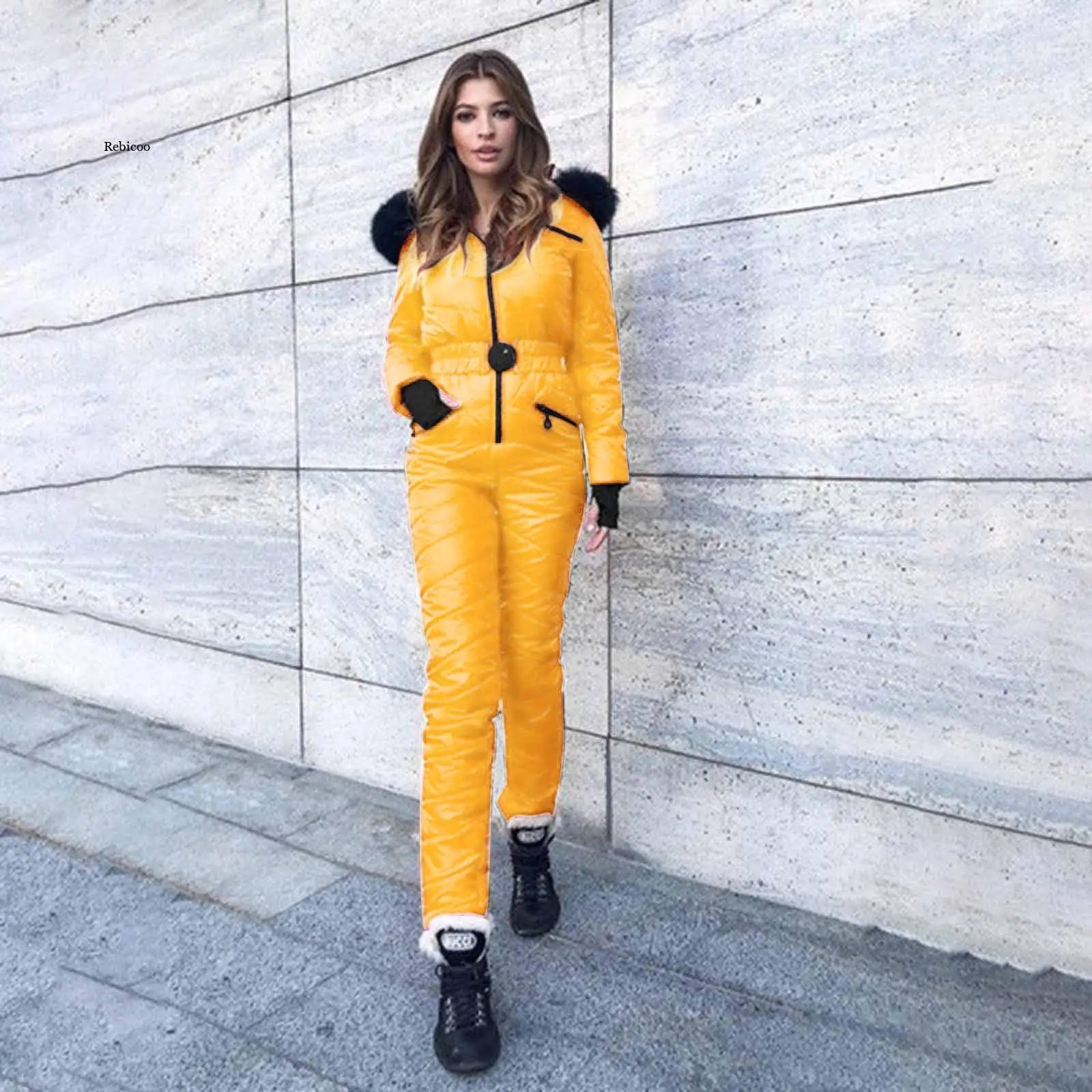 Thick Warm Ski Jumpsuit Women Waterproof Windproof Skiing and Snowboarding Jacket Pants Set Female Snow Costumes Outdoor New
Thick Warm Ski Jumpsuit Women Waterproof Windproof Skiing and Snowboarding Jacket Pants Set Female Snow Costumes Outdoor New