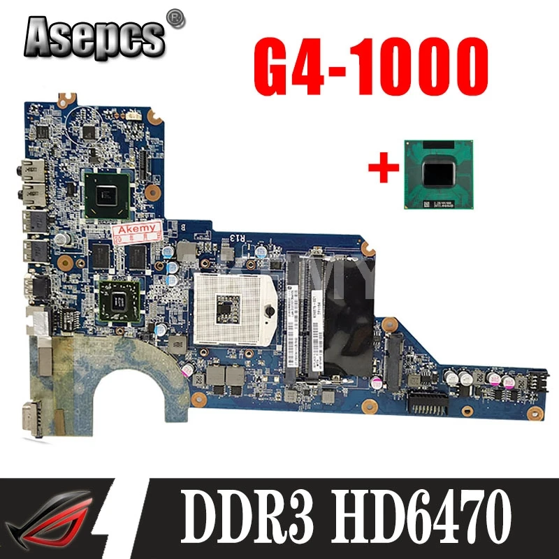Akemy 636375-001 650199-001 DA0R13MB6E0 материнская плата для ноутбука HP Pavilion G4 G6 G7 основная HM65 DDR3