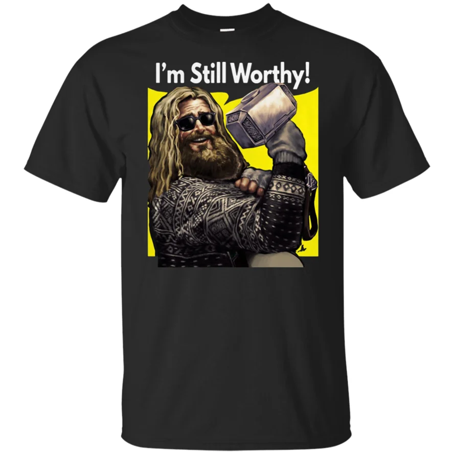 Avengers Endgame Marvel Thor T-Shirt Thor I'M Still Worthy T-Shirt Black S-3Xl Bodybuilding Tee Shirt
Avengers Endgame Marvel Thor T-Shirt Thor I'M Still Worthy T-Shirt Black S-3Xl Bodybuilding Tee Shirt