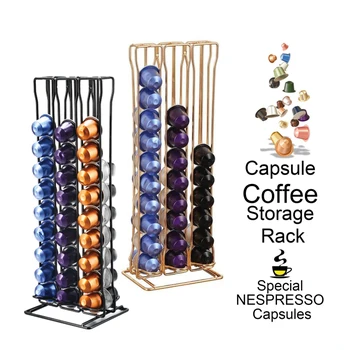 Coffee Capsule Holder For Nespresso Storage Display Shelf Wire Frame Spray Plastic Can Hold 60 Pieces Stand Organization Tool
Coffee Capsule Holder For Nespresso Storage Display Shelf Wire Frame Spray Plastic Can Hold 60 Pieces Stand Organization Tool