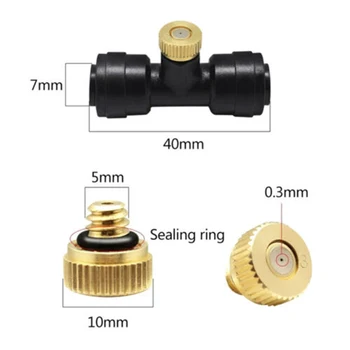 Fog Nozzles Water Nozzles Kit Mist Spray System Brass Body Stainless Steel Orifice
Fog Nozzles Water Nozzles Kit Mist Spray System Brass Body Stainless Steel Orifice