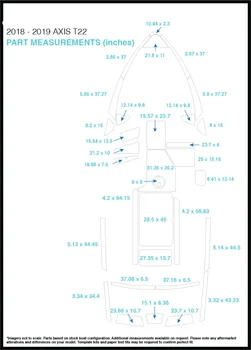 2018 – 2019 Axis T22 Swim Step & Cockpit Pad Boat EVA Teak Decking 1/4" 6mm
2018 – 2019 Axis T22 Swim Step & Cockpit Pad Boat EVA Teak Decking 1/4" 6mm