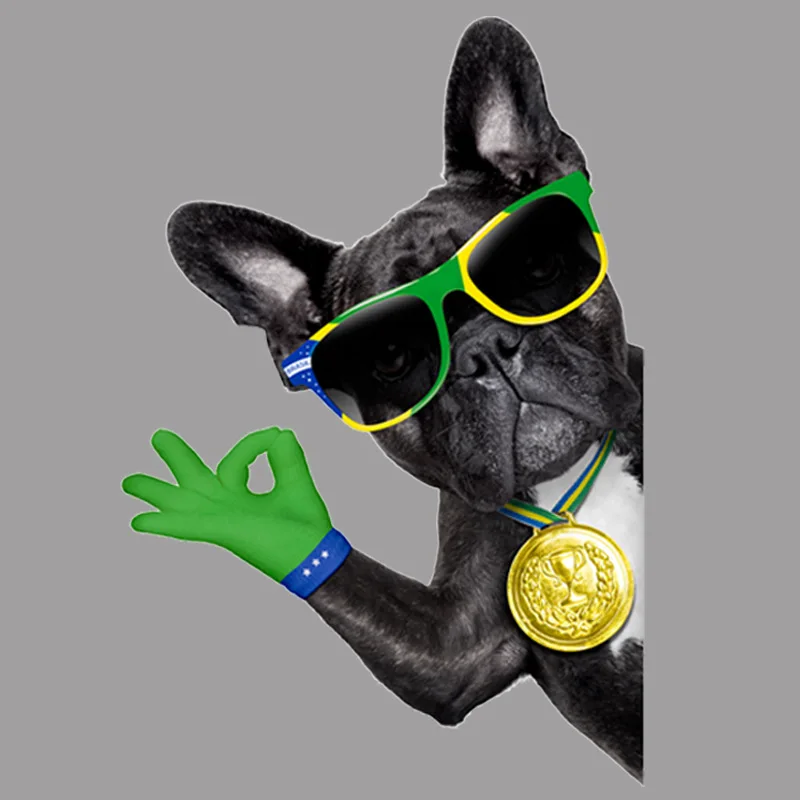 Poemyi Personality Glasses Dog Patch Catoon Animal Iron on Patches for Clothing Jacket Thermal Sticker on Pet Clothes Applique R
Poemyi Personality Glasses Dog Patch Catoon Animal Iron on Patches for Clothing Jacket Thermal Sticker on Pet Clothes Applique R