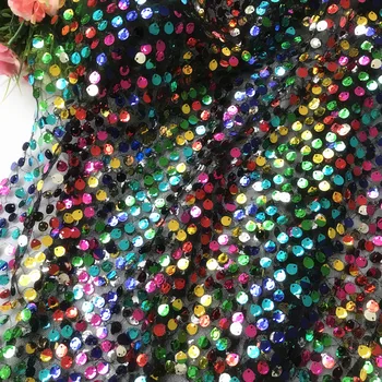 Mix Color Drop Sequins Fabric Designer DIY Performance Dance Dress Sequins Fabric Black Mesh Fabric Tissus Au Metre 90x130cm
Mix Color Drop Sequins Fabric Designer DIY Performance Dance Dress Sequins Fabric Black Mesh Fabric Tissus Au Metre 90x130cm