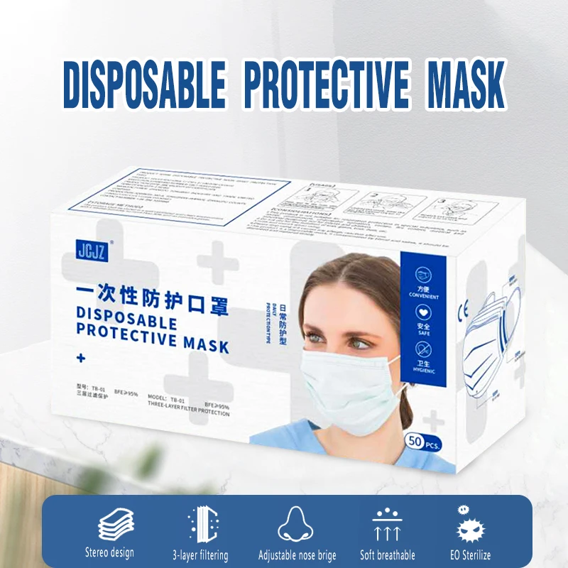 3 Laye Mask Anti-Pollution Masks Disposable Face Masks dust protection Elastic Ear Loop Disposable Dust Filter Safety Mask
3 Laye Mask Anti-Pollution Masks Disposable Face Masks dust protection Elastic Ear Loop Disposable Dust Filter Safety Mask