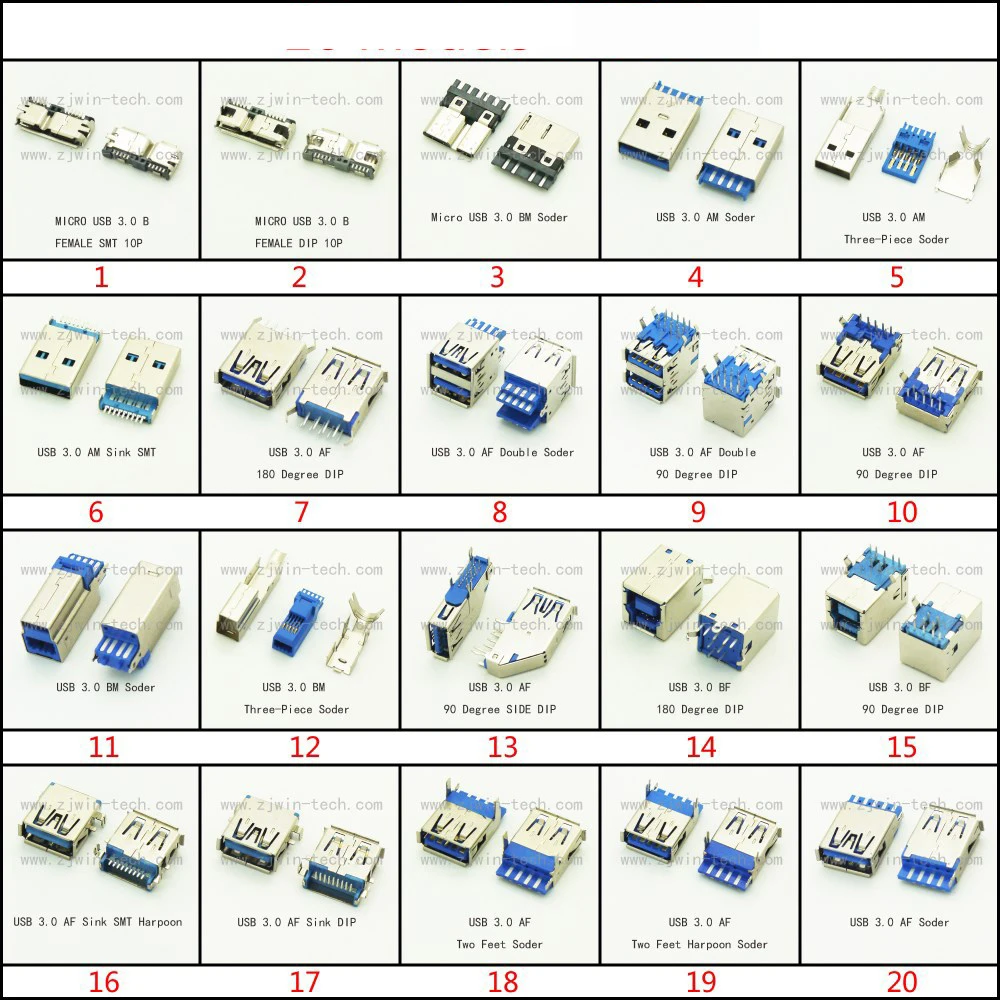 2 шт. USB-разъем 3 0 разъем Micro USB двойное гнездо для зарядки Высокоскоростная