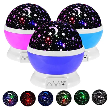 LED Projector Star Moon Starry Lights Night Light Sky Rotating Battery Operated Bedroom Nightlight Lamp for Kids Baby Gifts
LED Projector Star Moon Starry Lights Night Light Sky Rotating Battery Operated Bedroom Nightlight Lamp for Kids Baby Gifts