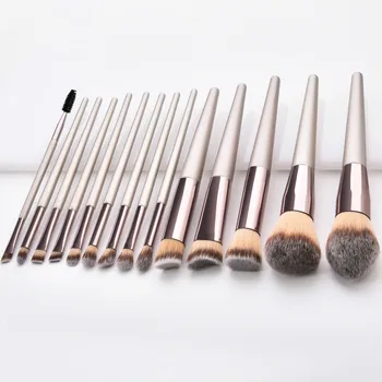 14pcs/set Champagne Gold Makeup Brush Fundation Brush Facial Makeup High Quality Make Up Brushes For Eyebrow Face Cheeks Eyes
14pcs/set Champagne Gold Makeup Brush Fundation Brush Facial Makeup High Quality Make Up Brushes For Eyebrow Face Cheeks Eyes