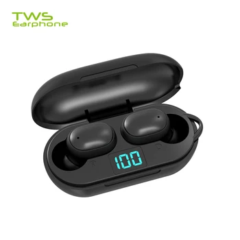 TWSearphone H6 Wireless Headphones Bluetooth 5.0 LED Display Earphones Waterproof Sweat proof Gaming Running Stereo Earbuds
TWSearphone H6 Wireless Headphones Bluetooth 5.0 LED Display Earphones Waterproof Sweat proof Gaming Running Stereo Earbuds