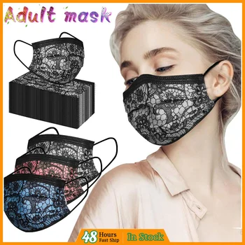 10/30/50/100 PCs Adult Fashion mascarilla diseño Lace Disposable Protection Three Layer Breathable Face Maskers mascherina 
10/30/50/100 PCs Adult Fashion mascarilla diseño Lace Disposable Protection Three Layer Breathable Face Maskers mascherina