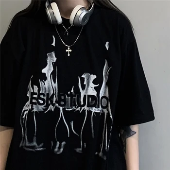 Lychee Girls Black Tie Dye Women Top Tees T Shirt Letter Print Short Sleeve Loose Lady Tshirts Streetwear O-Neck Women T-shirts
Lychee Girls Black Tie Dye Women Top Tees T Shirt Letter Print Short Sleeve Loose Lady Tshirts Streetwear O-Neck Women T-shirts