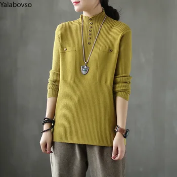 2020 solid color all-around long sleeve bottoming shirt half high neck Computer Knitted Pullovers off shoulder sweater for wpmen
2020 solid color all-around long sleeve bottoming shirt half high neck Computer Knitted Pullovers off shoulder sweater for wpmen