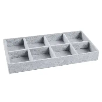 8 Grid Velvet Jewelry Ring Earrings Display Box Tray Holder Storage Showcase Organizer Gray
8 Grid Velvet Jewelry Ring Earrings Display Box Tray Holder Storage Showcase Organizer Gray