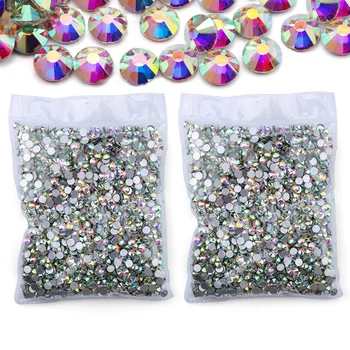 QIAO 2880pcs Flat Back Gems Round Crystal Rhinestones for Crafts Nail Face Art Sewing & Fabric Clothes Shoes Bags DIY Decoration
QIAO 2880pcs Flat Back Gems Round Crystal Rhinestones for Crafts Nail Face Art Sewing & Fabric Clothes Shoes Bags DIY Decoration