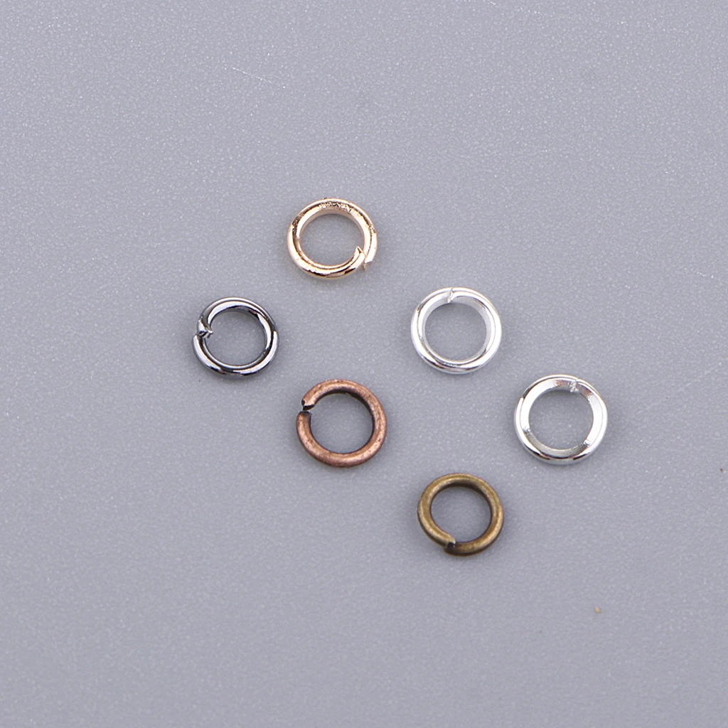 Metal Open Jump Rings 4mm 5mm 6mm 7mm 8mm 10mm 1 Box Keychain Ring Connector Claw Clasp for jewlery Making findings Metal Open Jump Rings 4mm 5mm 6mm 7mm 8mm 10mm 1 Box Keychain Ring Connector Claw Clasp for jewlery Making findings