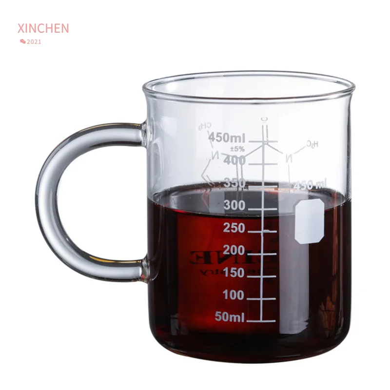 450ml Double Wall Mug Glass Beaker Milk Breakfast Coffee Cup High Temperature Resistant Measuring Cup with Scale Drinkware
450ml Double Wall Mug Glass Beaker Milk Breakfast Coffee Cup High Temperature Resistant Measuring Cup with Scale Drinkware