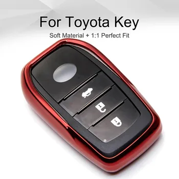 Soft TPU Car Key Case Cover for Toyota Rav4 Aygo Highlander Chr Camry Corolla Aqua Prado Land Cruiser 200 Tundra Key Ring Chain
Soft TPU Car Key Case Cover for Toyota Rav4 Aygo Highlander Chr Camry Corolla Aqua Prado Land Cruiser 200 Tundra Key Ring Chain