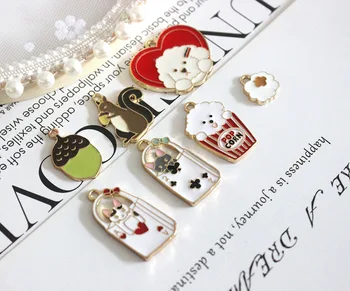 10pcs/pack Cartoon Dog Poker Cat Squirrel Nut Enamel Charms Handmade Craft Metal Charms Earring DIY Jewelry Making Metal 
10pcs/pack Cartoon Dog Poker Cat Squirrel Nut Enamel Charms Handmade Craft Metal Charms Earring DIY Jewelry Making Metal