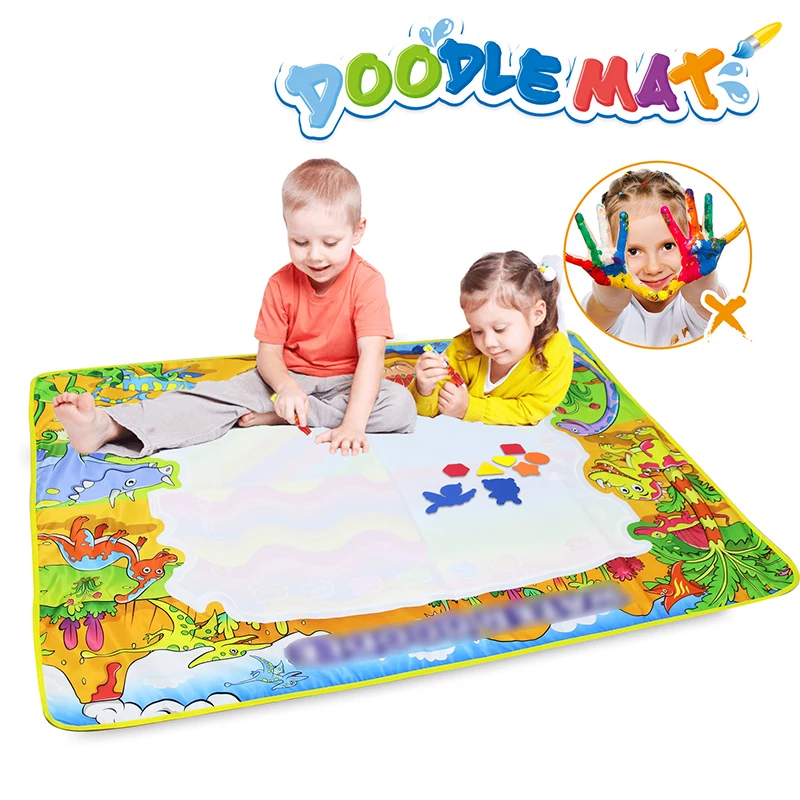 110*80cm Big Size Dinosaur Magic Water Drawing Mat With 4 Magic Pens Reusable Painting Board Educational Toys for Kids Gift
110*80cm Big Size Dinosaur Magic Water Drawing Mat With 4 Magic Pens Reusable Painting Board Educational Toys for Kids Gift