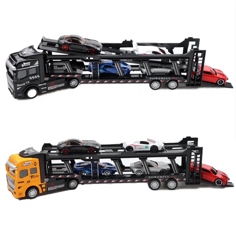 16 Styles 1:48 New Pull Back Alloy Super Truck With Hot Cars Vehicle Simulation Transporter Model Car Toys For Kids Gift
16 Styles 1:48 New Pull Back Alloy Super Truck With Hot Cars Vehicle Simulation Transporter Model Car Toys For Kids Gift