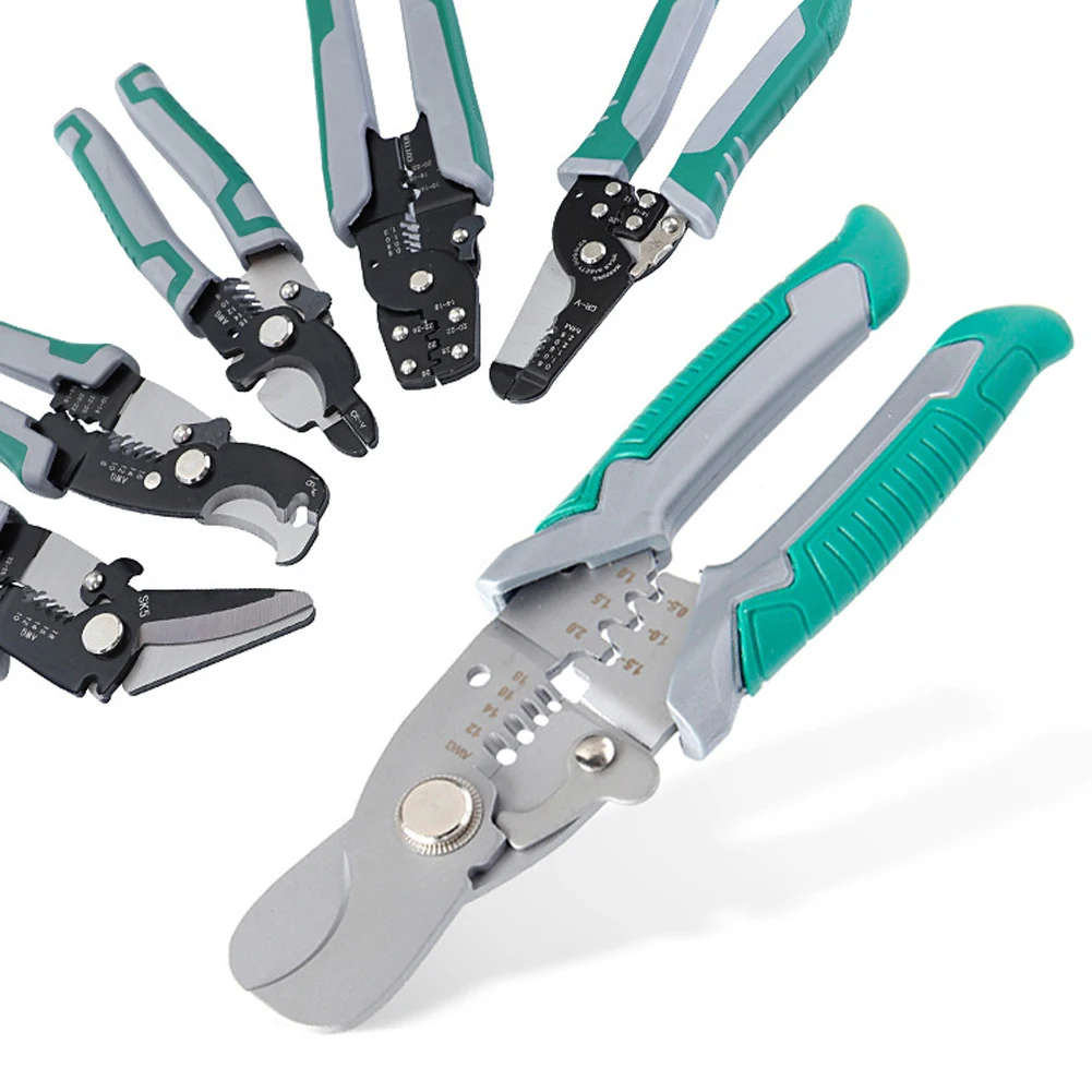 Durable Wire Stripper Cable Cutting Stripping Pliers Multi-functional Electrician Hand Tools High Hardness High Quality
Durable Wire Stripper Cable Cutting Stripping Pliers Multi-functional Electrician Hand Tools High Hardness High Quality