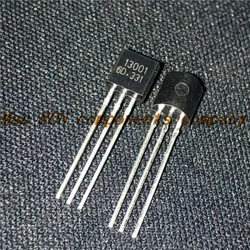 

20PCS/LOT MJE13001 13001 TO-92 TO92 E13001 triode transistor New original In Stock