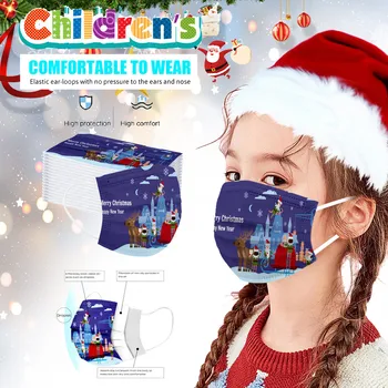Three-Layer Children Christmas Wegwerp Ear Loop Mond Masker Disposable Mascarilla desechable Protective Cartoon Printing Mask
Three-Layer Children Christmas Wegwerp Ear Loop Mond Masker Disposable Mascarilla desechable Protective Cartoon Printing Mask