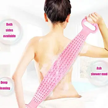 Soft Rubber Washcloths Scrubber Sponge Silicone Back Exfoliation Brushes Body Brush for Baby & Adult Family
Soft Rubber Washcloths Scrubber Sponge Silicone Back Exfoliation Brushes Body Brush for Baby & Adult Family