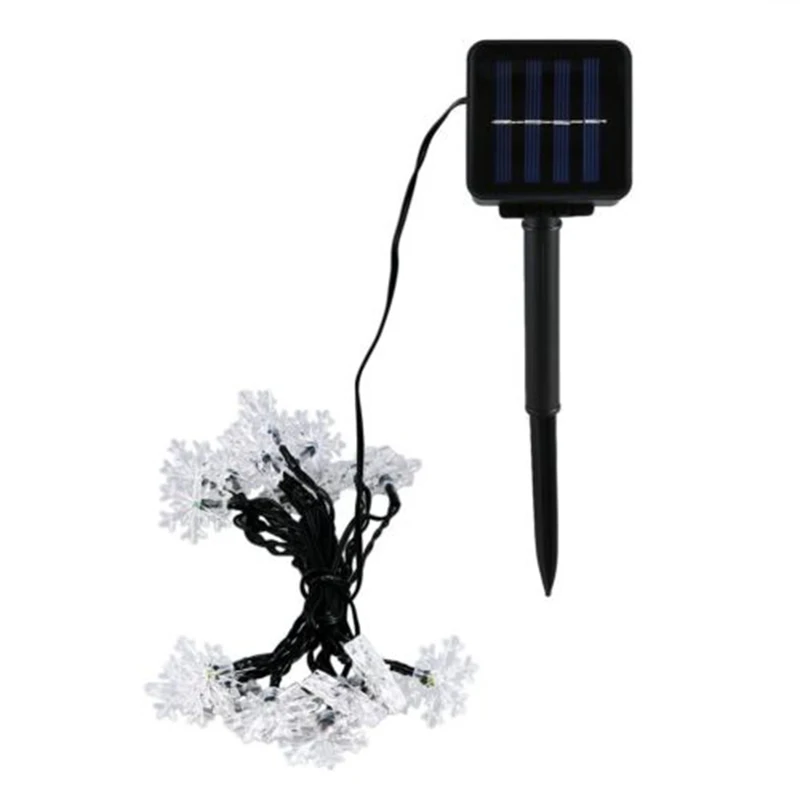 1 Piece 6m 30LED Outdoor Christmas Garden Decorations Snowflakes Solar Powered String Light Portable Lighting Accessories
1 Piece 6m 30LED Outdoor Christmas Garden Decorations Snowflakes Solar Powered String Light Portable Lighting Accessories