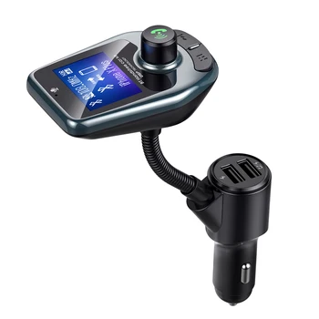 Support TF Card ABS Bluetooth FM Transmitter Fast Charging Dual USB Ports For Car Wireless LCD Display Audio Adapter MP3 Player
Support TF Card ABS Bluetooth FM Transmitter Fast Charging Dual USB Ports For Car Wireless LCD Display Audio Adapter MP3 Player