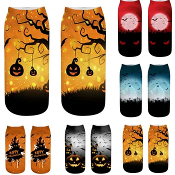 Autumn Winter socks women cotton Casual 3D Novelty Funny Cat Ankle Socks Halloween Pumpkin Printing Boat socks female L0827 
Autumn Winter socks women cotton Casual 3D Novelty Funny Cat Ankle Socks Halloween Pumpkin Printing Boat socks female L0827