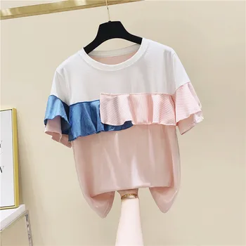 Striped Fashion T Shirts Women Short-Sleeved Cotton T-shirt Female 2020 Summer New Korean Style Casual Tops Women
Striped Fashion T Shirts Women Short-Sleeved Cotton T-shirt Female 2020 Summer New Korean Style Casual Tops Women