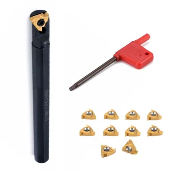 45HRC Lathe Turning Tool Kit Holder Boring Bar SNR0013M16 + Blade+ Spanner Parts
45HRC Lathe Turning Tool Kit Holder Boring Bar SNR0013M16 + Blade+ Spanner Parts