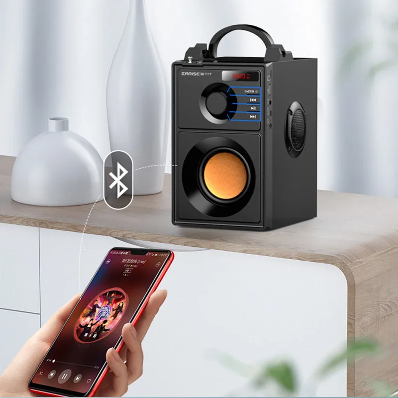 Big Power Stereo Bluetooth Speaker Wireless Subwoofer Heavy Music Player Bass FM Radio Speakers Support LCD Display
Big Power Stereo Bluetooth Speaker Wireless Subwoofer Heavy Music Player Bass FM Radio Speakers Support LCD Display