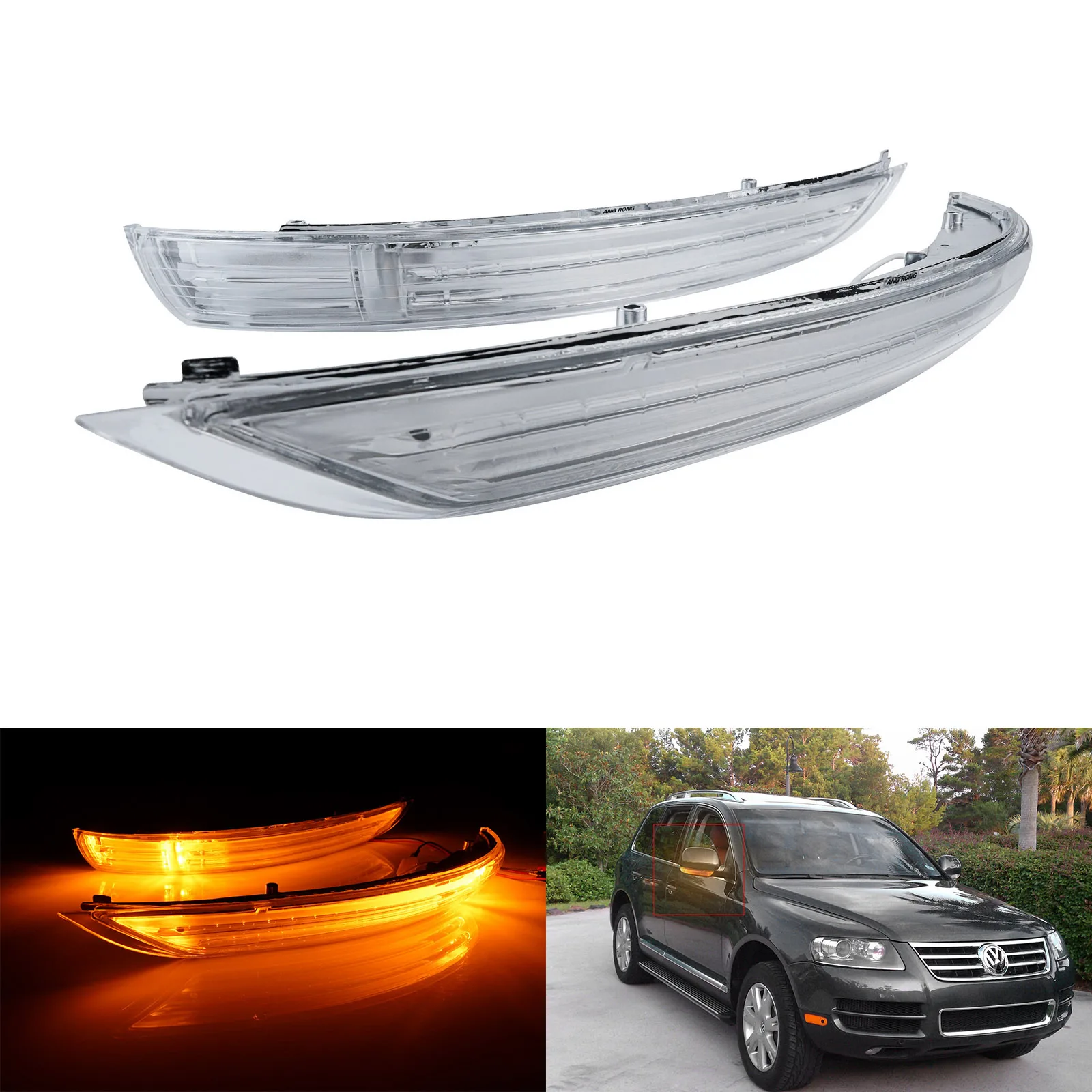 Парные зеркальные указатели поворота L & R для VW Touareg 07-10
Парные зеркальные указатели поворота L & R для VW Touareg 07-10