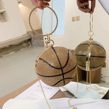 2020 Women Evening Day Clutch Colorful Crystal Diamonds Round Ball Shaped Clutches Lady Handbag Wedding Purse Chain Shoulder Bag
2020 Women Evening Day Clutch Colorful Crystal Diamonds Round Ball Shaped Clutches Lady Handbag Wedding Purse Chain Shoulder Bag