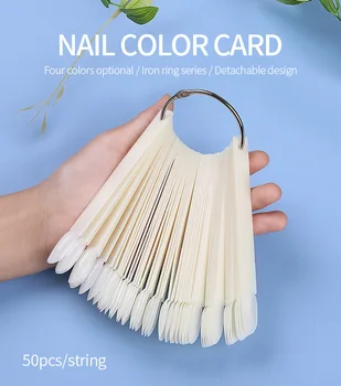 50pcs/set Nail Polish Gel Color Display Chart False Nails Tips Showing Card Shelf Nail Varnish Colors Showing Chart Tool H2 K015
50pcs/set Nail Polish Gel Color Display Chart False Nails Tips Showing Card Shelf Nail Varnish Colors Showing Chart Tool H2 K015
