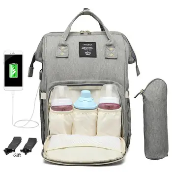 Mummy bag USB Diaper Bag Baby Care Large Capacity Mom Backpack Mummy Maternity Wet Bag Waterproof Baby Pregnant Bag
Mummy bag USB Diaper Bag Baby Care Large Capacity Mom Backpack Mummy Maternity Wet Bag Waterproof Baby Pregnant Bag
