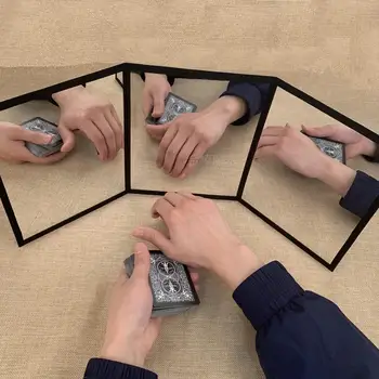 3-Way Mirror Practicing Mirror For Card Magic Gimmick Illusions Magic Tricks Accessories Stage Professional Magic Baby Toys
3-Way Mirror Practicing Mirror For Card Magic Gimmick Illusions Magic Tricks Accessories Stage Professional Magic Baby Toys