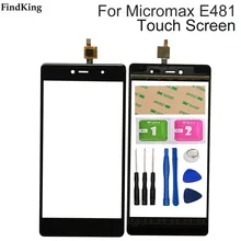 Écran tactile de téléphone portable 5.2 pouces pour Micromax Canvas 5 E481, panneau avant en verre, outils de détection=