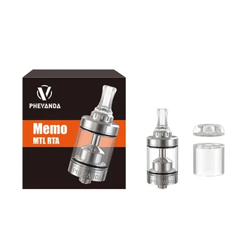 Original Phevanda Memo MTL RTA Tank with 22MM Diameter & 3.5ML Capacity Rebuildable Vape Atomizer E-cigs VS Zeus X Fit Gen Mod
Original Phevanda Memo MTL RTA Tank with 22MM Diameter & 3.5ML Capacity Rebuildable Vape Atomizer E-cigs VS Zeus X Fit Gen Mod