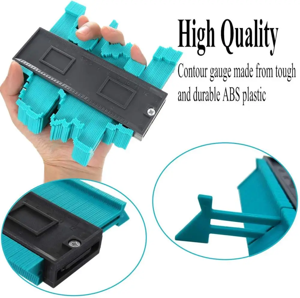 Contour Gauge Self-Locking profiler Gauge Plastic Irregular Contour replicator Multifunction Profile Measurement Tool Lockable
Contour Gauge Self-Locking profiler Gauge Plastic Irregular Contour replicator Multifunction Profile Measurement Tool Lockable