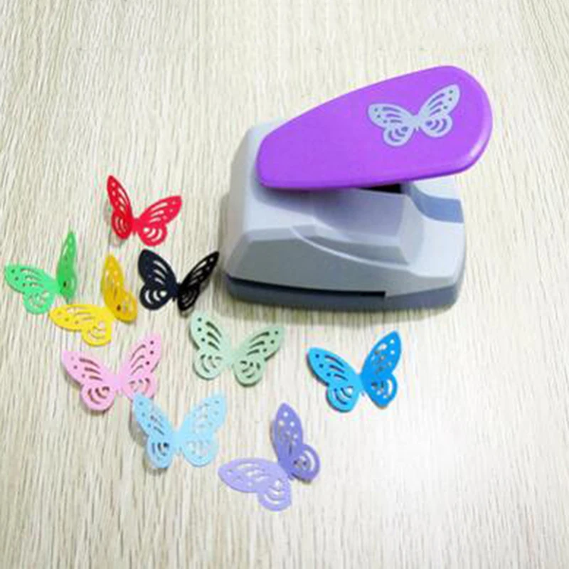 Handmade Hole Puncher Large Butterfly 3D Shape Board Punch Paper Cutter For Greeting Card Scrapbooking Machine DIY Children Toys | Дом и сад