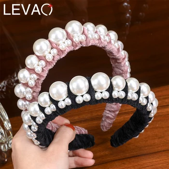 Levao Ruched Pearl Headband Velvet Twist Hairband for Women Hair Accessories Elegant Hair Hoop Head Bands Bezel Girls Headwear 
Levao Ruched Pearl Headband Velvet Twist Hairband for Women Hair Accessories Elegant Hair Hoop Head Bands Bezel Girls Headwear