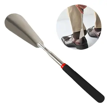Stainless Steel Metal Shoe Horn Long Handled Spoon Shoehorn Telescopic Shoes Lifter Tool for Lazy Men Pregnant Woman Elderly 
Stainless Steel Metal Shoe Horn Long Handled Spoon Shoehorn Telescopic Shoes Lifter Tool for Lazy Men Pregnant Woman Elderly
