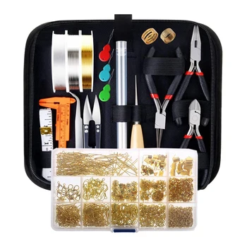 28 Pcs DIY Bracelet Necklace Material Zipper Bag Handmade Earring Accessories Jewelry Repair Kit Bracelet Watch Repair
28 Pcs DIY Bracelet Necklace Material Zipper Bag Handmade Earring Accessories Jewelry Repair Kit Bracelet Watch Repair