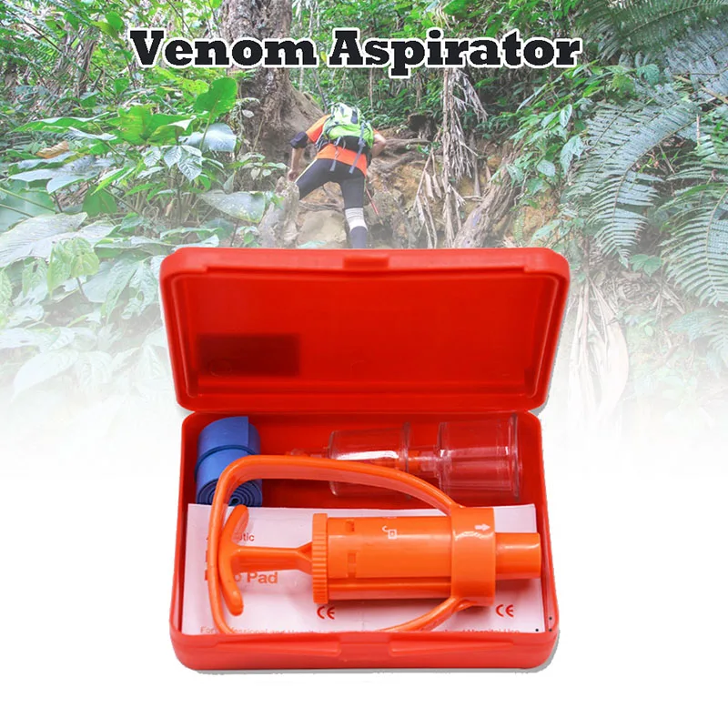 Outdoor Survival Rescue Emergency Safety Tool Venom Extractor First Aid Kits Wild Bees Venom Snakes Biting Efficient Vacuum Pump
Outdoor Survival Rescue Emergency Safety Tool Venom Extractor First Aid Kits Wild Bees Venom Snakes Biting Efficient Vacuum Pump