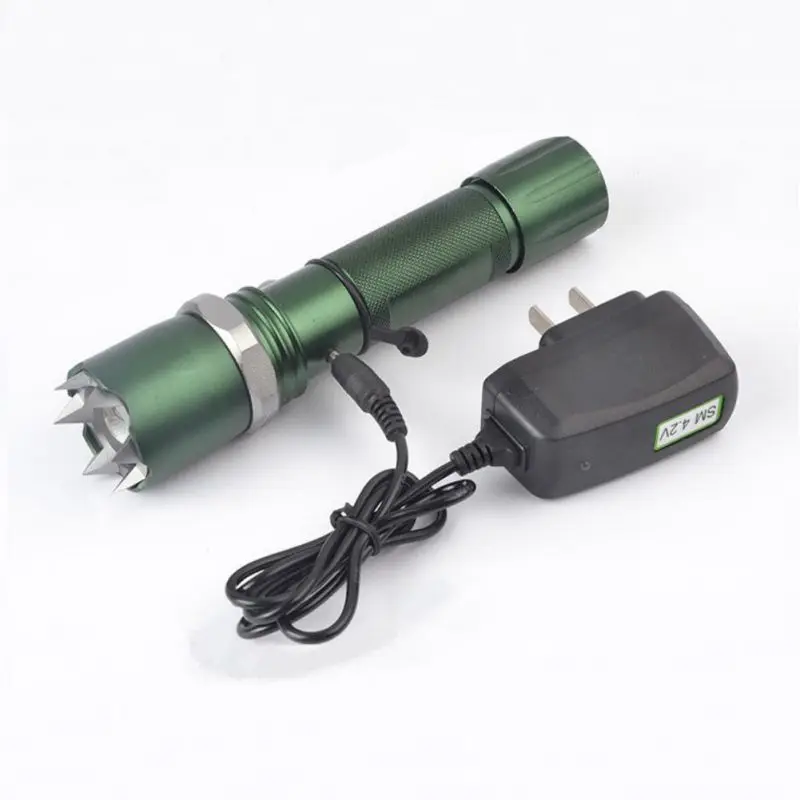 LED Flashlight With Defensive Head No Battery Super Bright Telescopic Focus IPX6 Waterproof Rechargeable Torch Lamp Outdoor Tool
LED Flashlight With Defensive Head No Battery Super Bright Telescopic Focus IPX6 Waterproof Rechargeable Torch Lamp Outdoor Tool