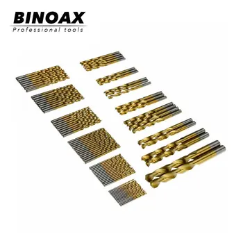 BINOAX 99PCs Titanium Coated Drill Bit Tungsten Carbide Twist Drill Bit Power High Speed Steel Tool Set 1.5-10mm
BINOAX 99PCs Titanium Coated Drill Bit Tungsten Carbide Twist Drill Bit Power High Speed Steel Tool Set 1.5-10mm